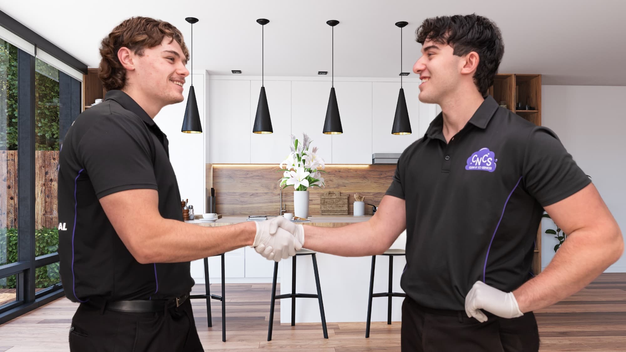 Liam and Andrew from Clean N Co Services
